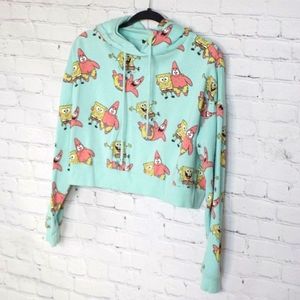 Spongebob Crop Hoodie